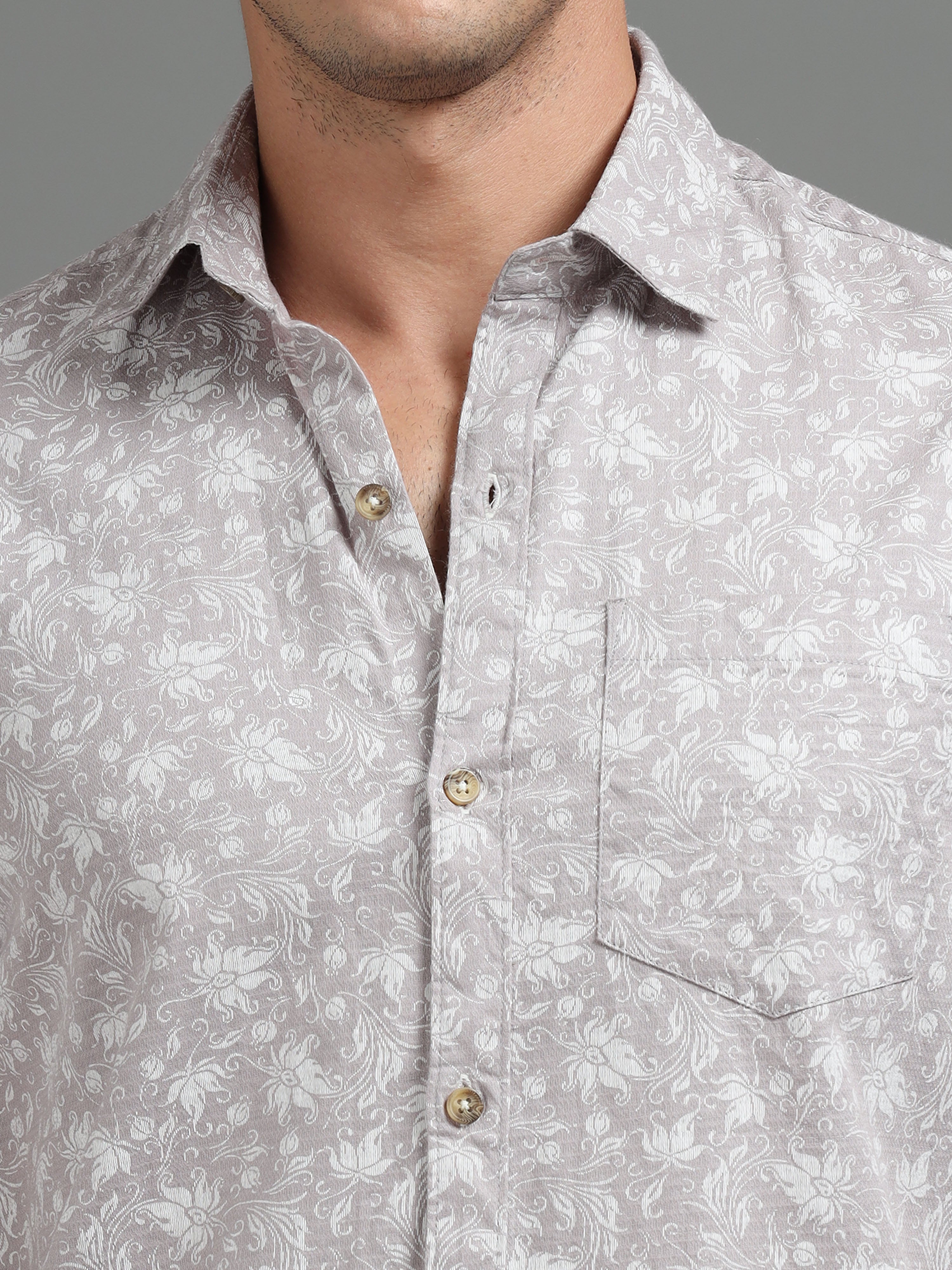 PRĀNA – Mist Lava Half-Sleeve Shirt