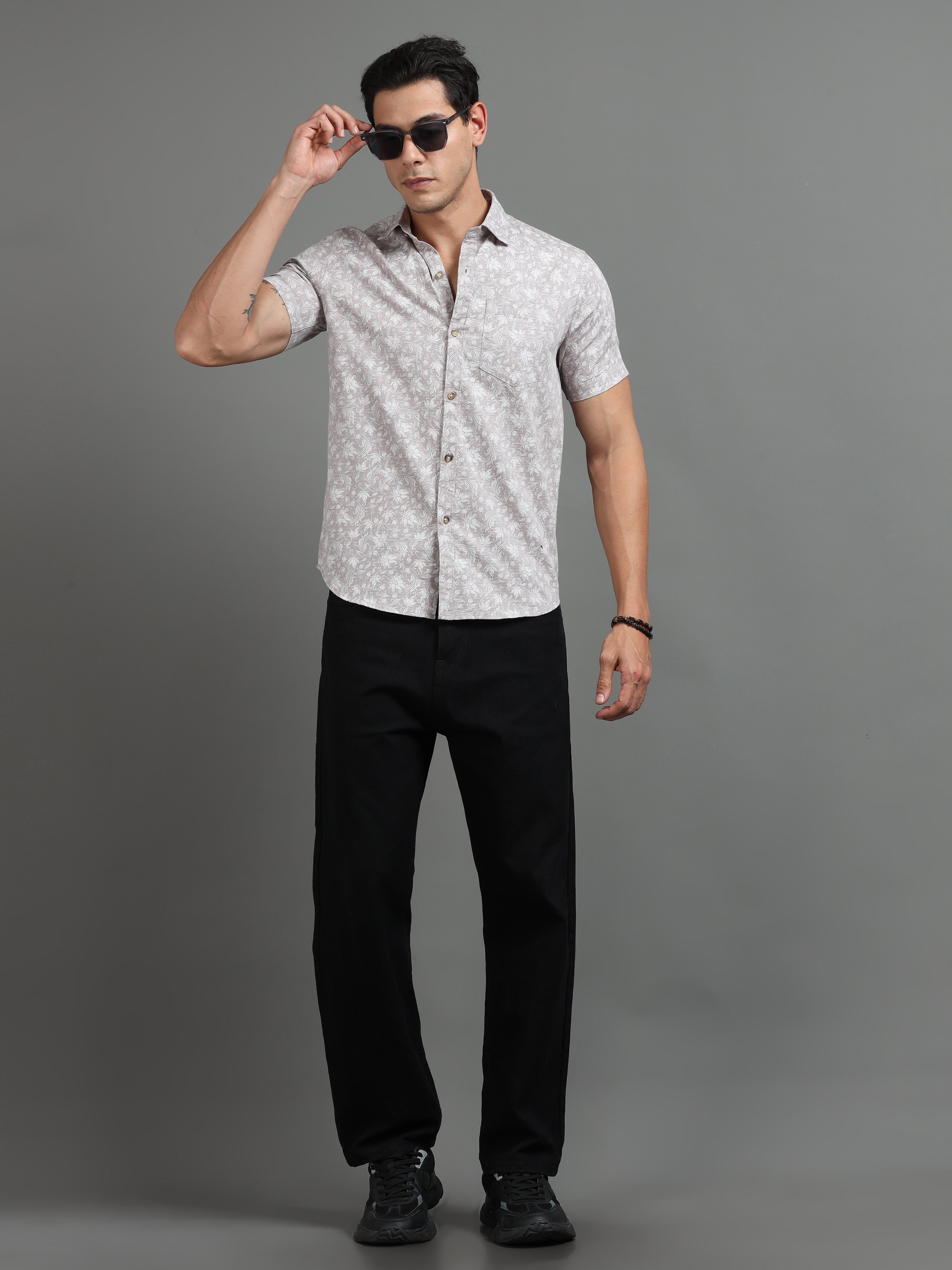 PRĀNA – Mist Lava Half-Sleeve Shirt